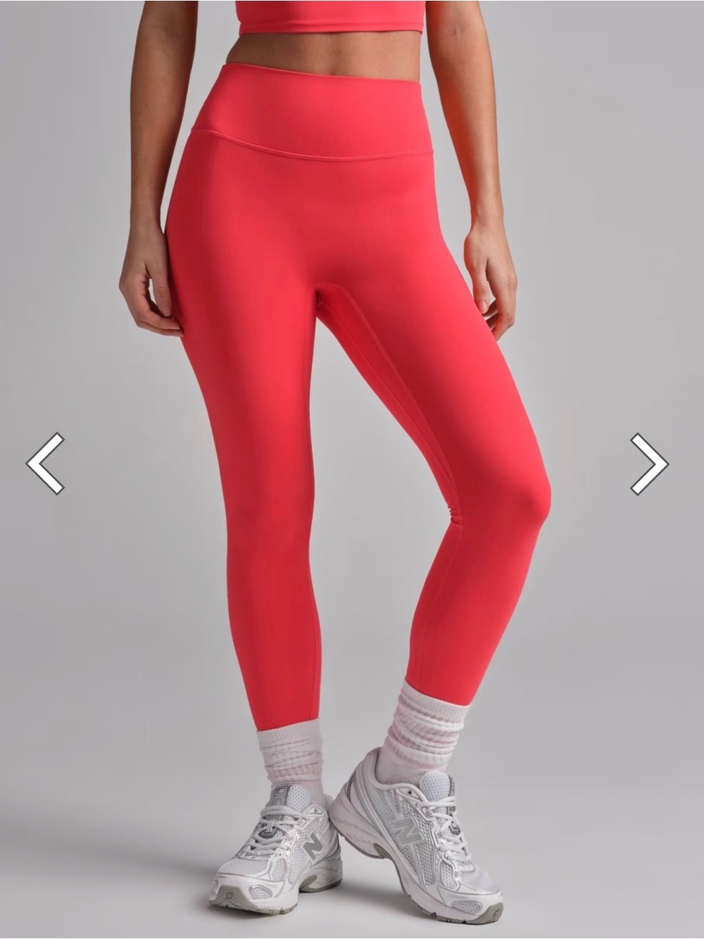 ComfrtCore High Waist Legging in Hibiscus Red